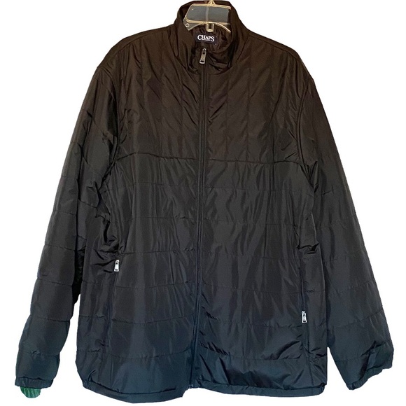 ⭐️HOST PICK⭐️ NWT Mens Chaps XLT Packable Quilted Jacket - Picture 1 of 13
